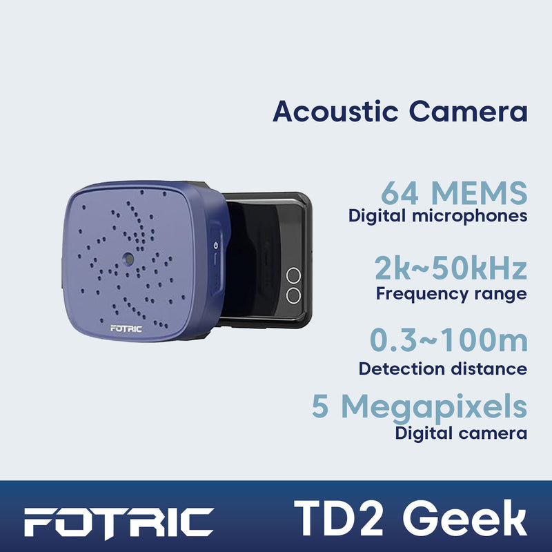 FOTRIC TD2 긱 휴대용 음향 이미징 - FOTRIC 글로벌 공식 스토어